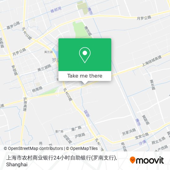 上海市农村商业银行24小时自助银行(罗南支行) map
