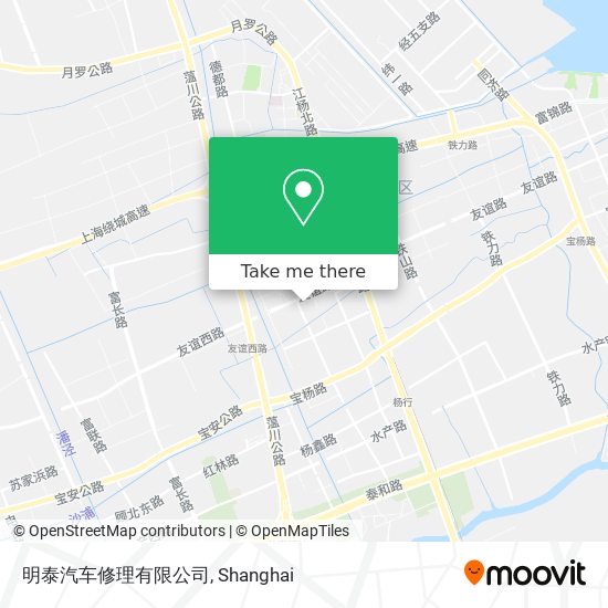 明泰汽车修理有限公司 map