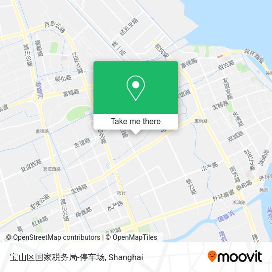宝山区国家税务局-停车场 map