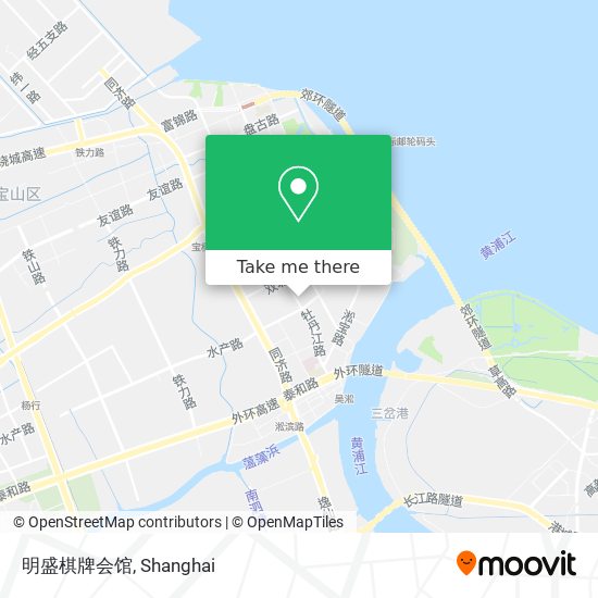 明盛棋牌会馆 map