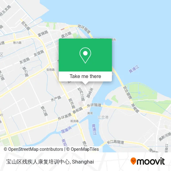 宝山区残疾人康复培训中心 map