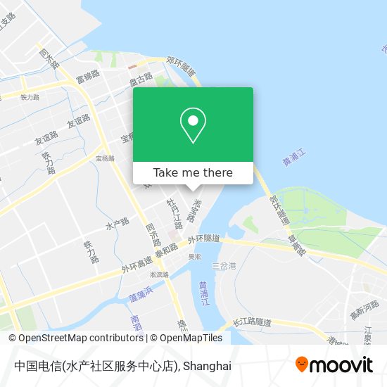 中国电信(水产社区服务中心店) map