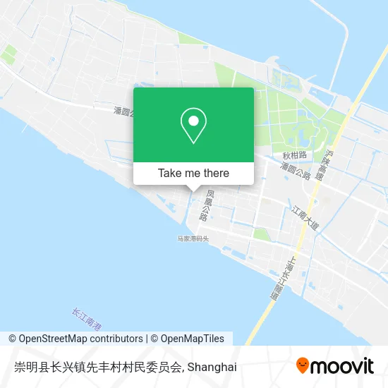 崇明县长兴镇先丰村村民委员会 map