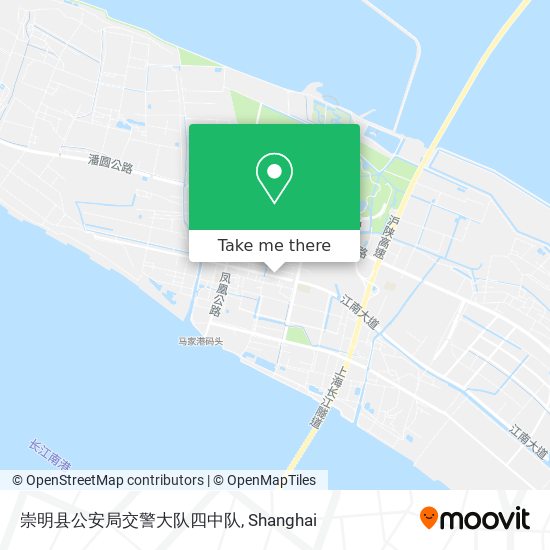 崇明县公安局交警大队四中队 map