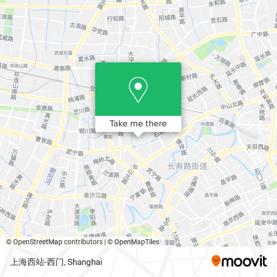 上海西站-西门 map