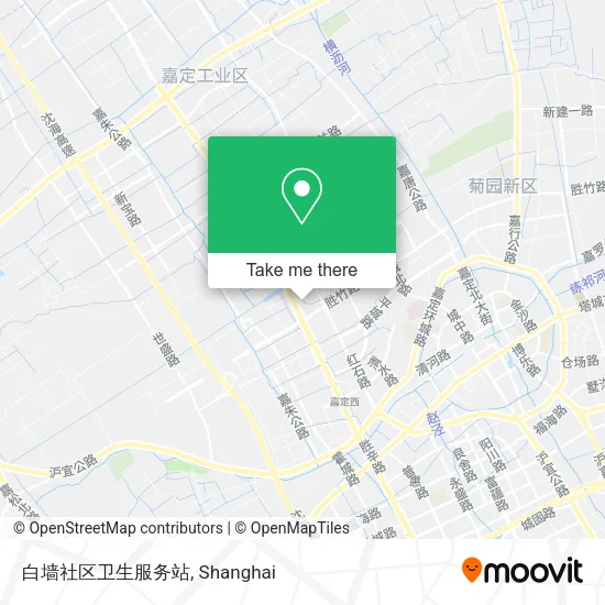 白墙社区卫生服务站 map