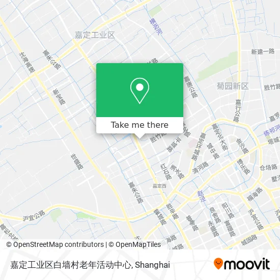 嘉定工业区白墙村老年活动中心 map