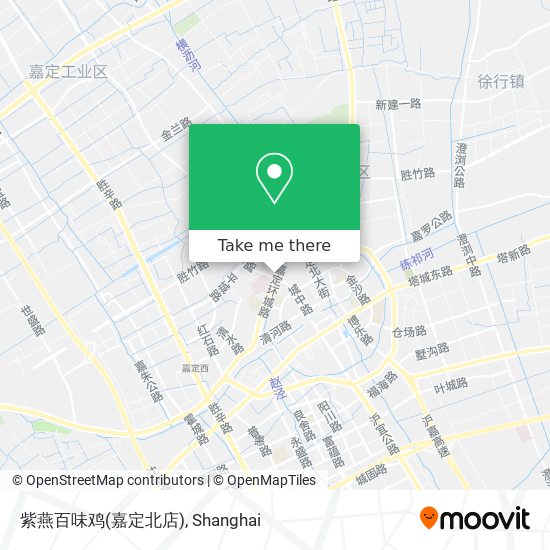 紫燕百味鸡(嘉定北店) map