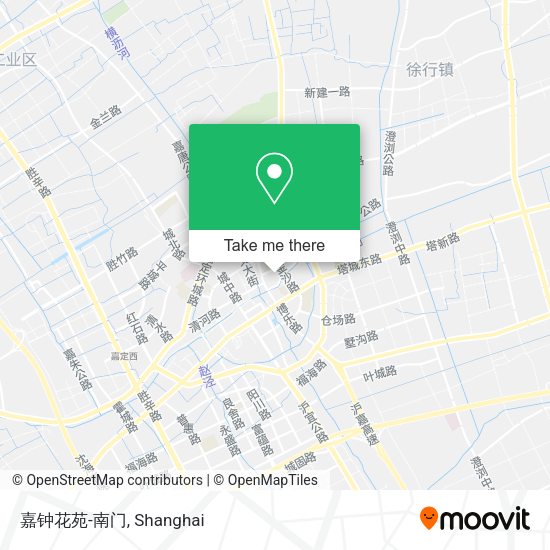 嘉钟花苑-南门 map