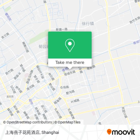 上海燕子花苑酒店 map