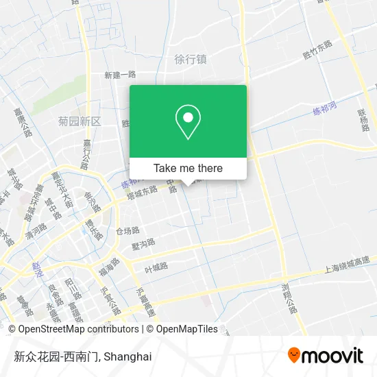 新众花园-西南门 map
