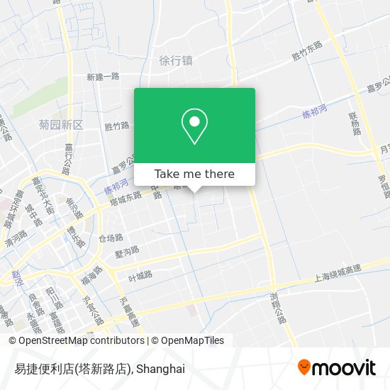 易捷便利店(塔新路店) map