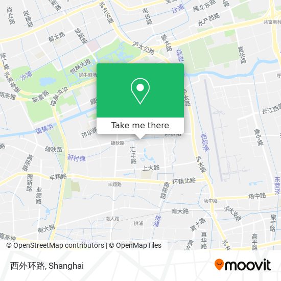 西外环路 map