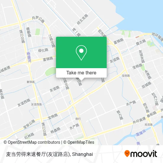 麦当劳得来速餐厅(友谊路店) map