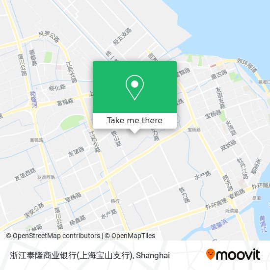 浙江泰隆商业银行(上海宝山支行) map