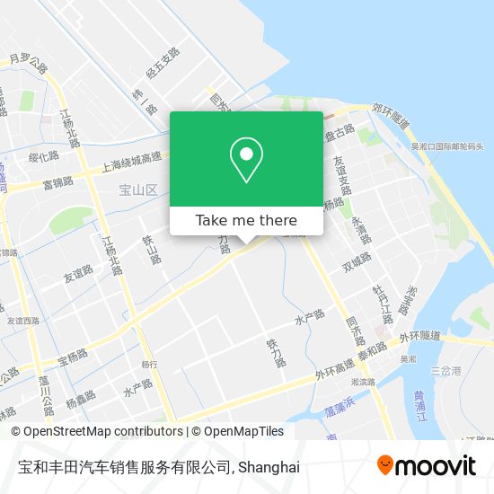 宝和丰田汽车销售服务有限公司 map
