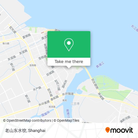 老山东水饺 map