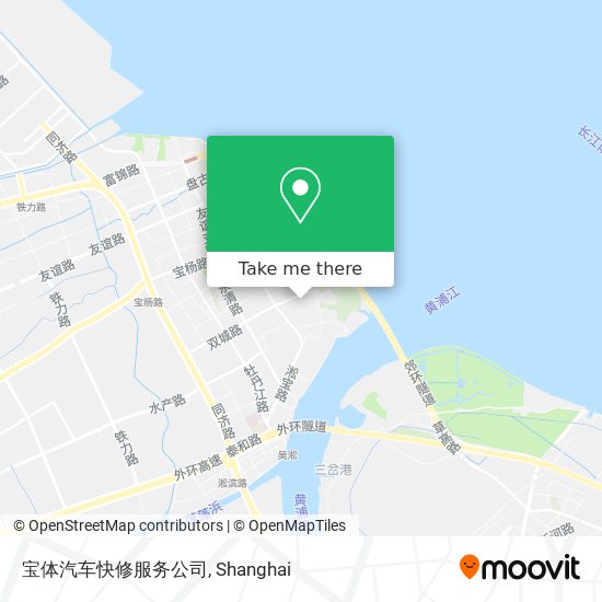 宝体汽车快修服务公司 map