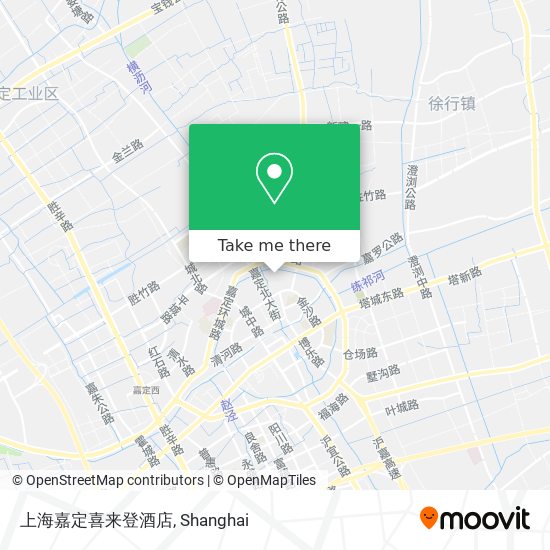 上海嘉定喜来登酒店 map