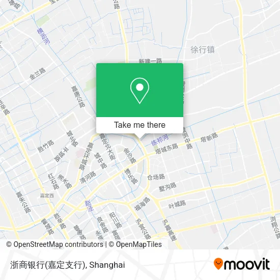 浙商银行(嘉定支行) map