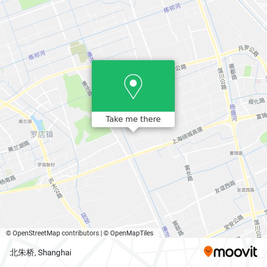北朱桥 map