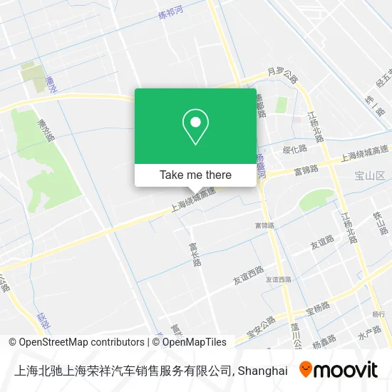 上海北驰上海荣祥汽车销售服务有限公司 map
