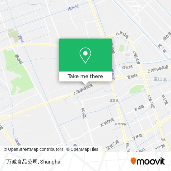 万诚食品公司 map