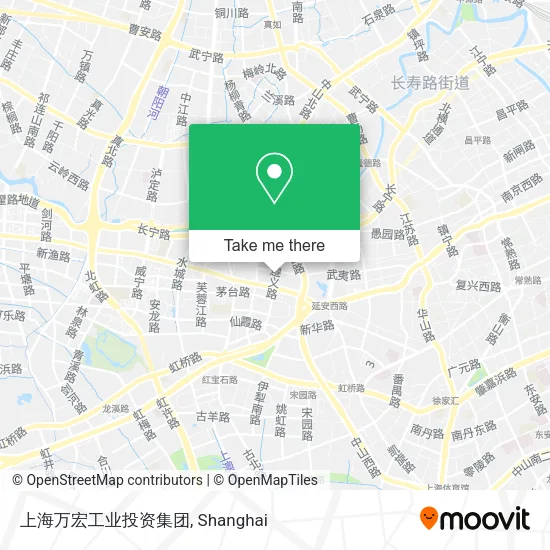 上海万宏工业投资集团 map