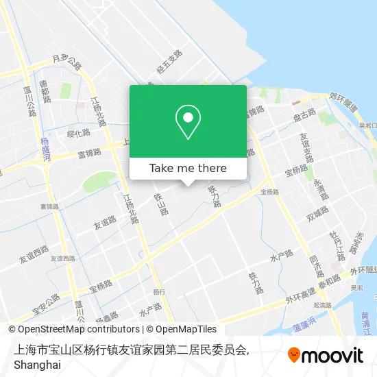 上海市宝山区杨行镇友谊家园第二居民委员会 map