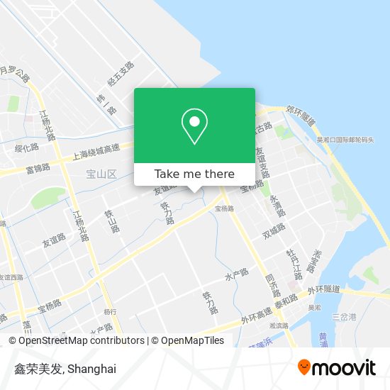 鑫荣美发 map