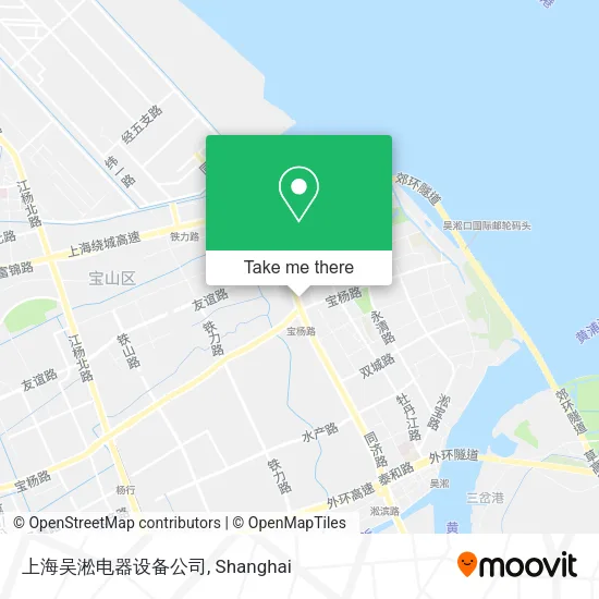 上海吴淞电器设备公司 map