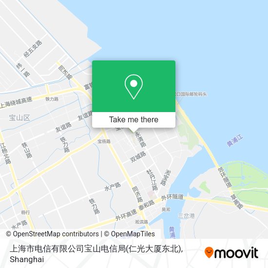 上海市电信有限公司宝山电信局(仁光大厦东北) map