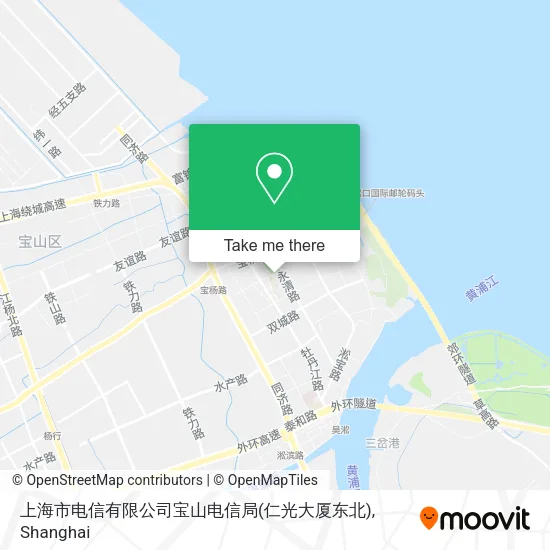 上海市电信有限公司宝山电信局(仁光大厦东北) map