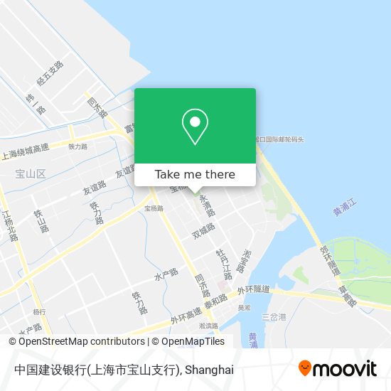 中国建设银行(上海市宝山支行) map