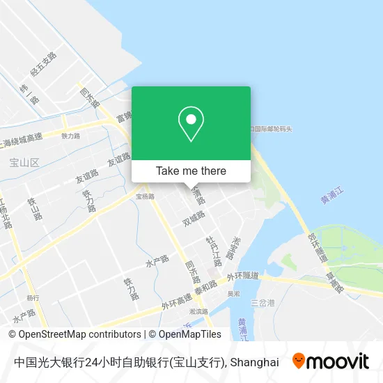 中国光大银行24小时自助银行(宝山支行) map