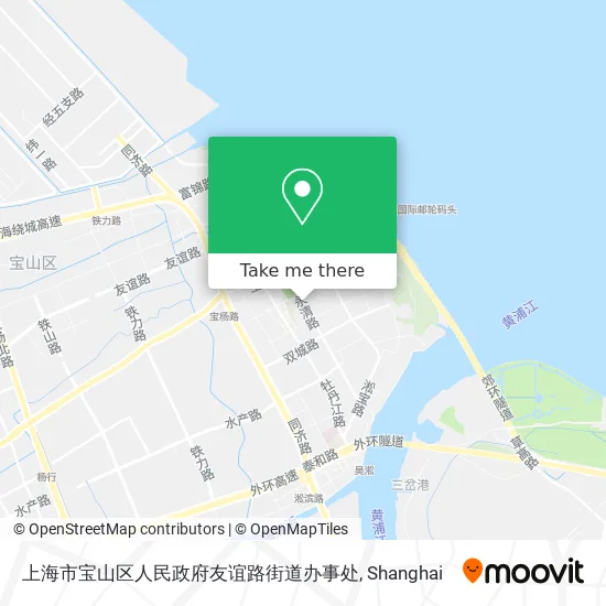 上海市宝山区人民政府友谊路街道办事处 map