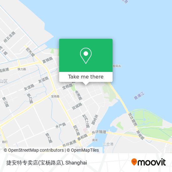 捷安特专卖店(宝杨路店) map