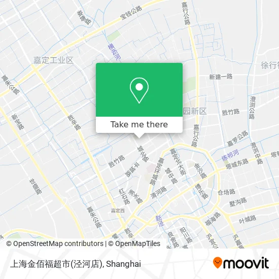 上海金佰福超市(泾河店) map