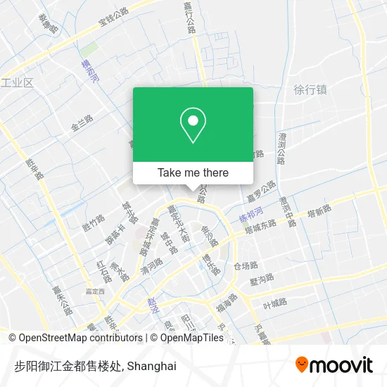 步阳御江金都售楼处 map