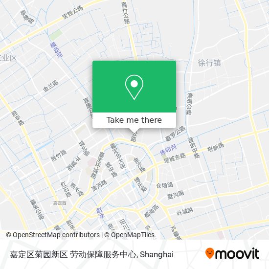 嘉定区菊园新区 劳动保障服务中心 map
