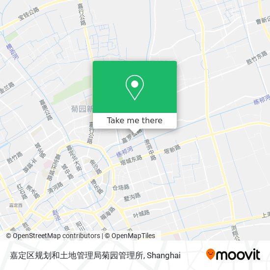嘉定区规划和土地管理局菊园管理所 map
