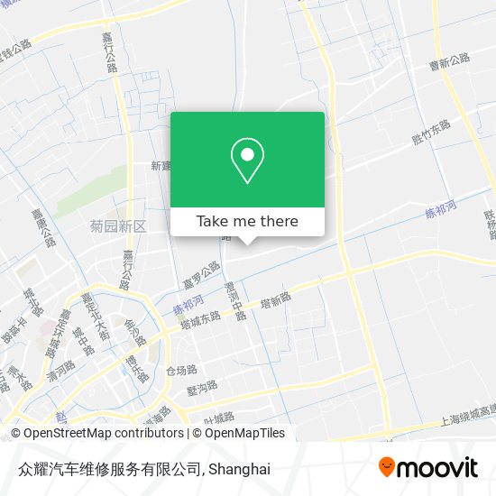 众耀汽车维修服务有限公司 map