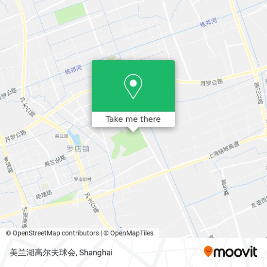 美兰湖高尔夫球会 map