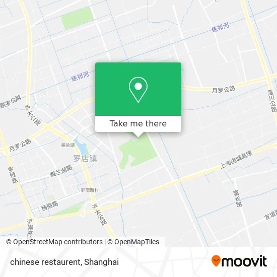 chinese restaurent map