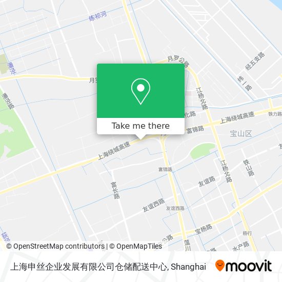 上海申丝企业发展有限公司仓储配送中心 map