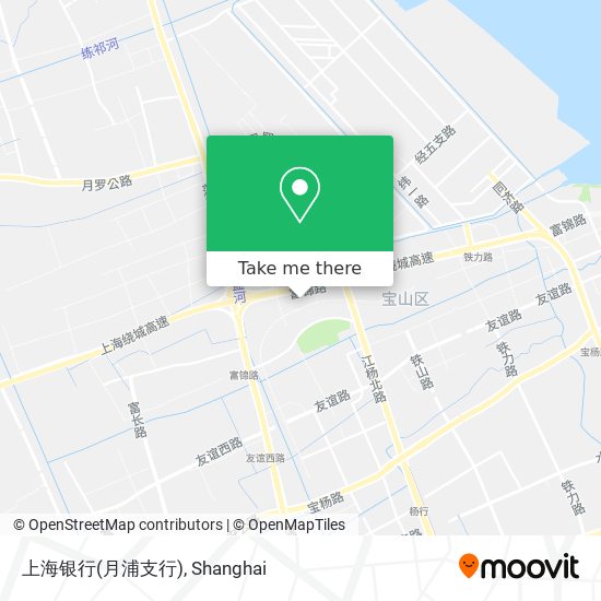 上海银行(月浦支行) map