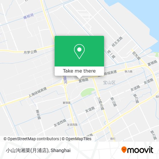 小山沟湘菜(月浦店) map