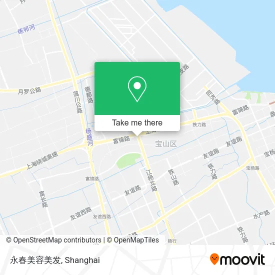 永春美容美发 map