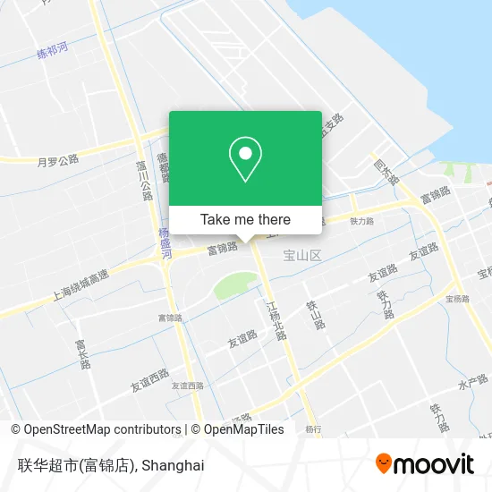 联华超市(富锦店) map