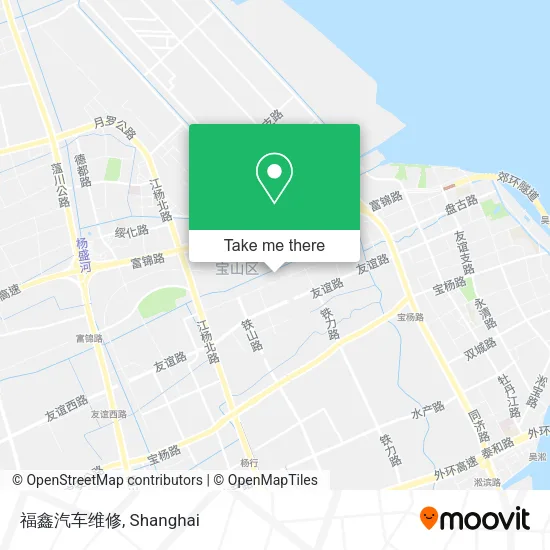 福鑫汽车维修 map